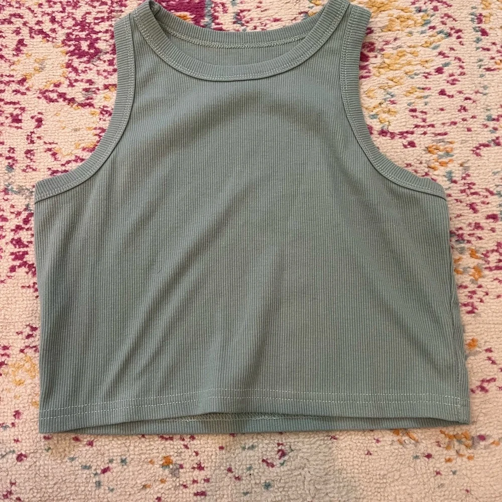 Sleeveless Ribbed Tank Tops - Picture 1 of 4